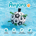 AVYORA Interactive Grip-Ring Soccer Ball for Dogs